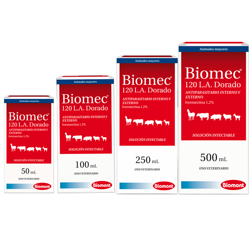 BIOMEC 120 L.A DORADO (Antiparasitario Inyectable) - Imagen 2